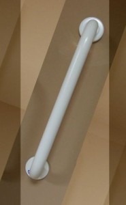 Haltegriff Wannengriff Duschgriff 45cm<br>in Weiss GK 101A