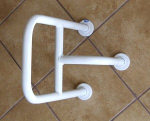 Universalstütze 55cm rechts-links in Weiss GK 107