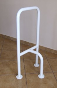 Universalstütze 75cm rechts-links in Weiss GK 107A